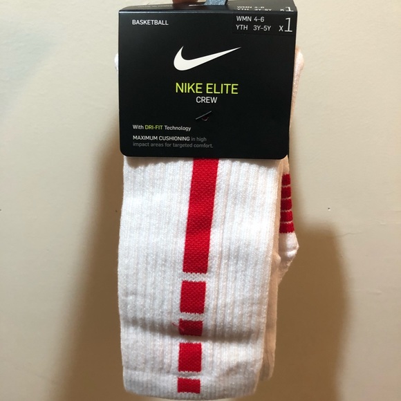 Nike Elite Basketball Socks, Crew, 1 Pair, Various Sizes - Picture 10 of 16
